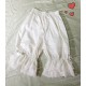 Wang Yan and Summer Embroidered Accordion Pleats Long Lace Bloomers